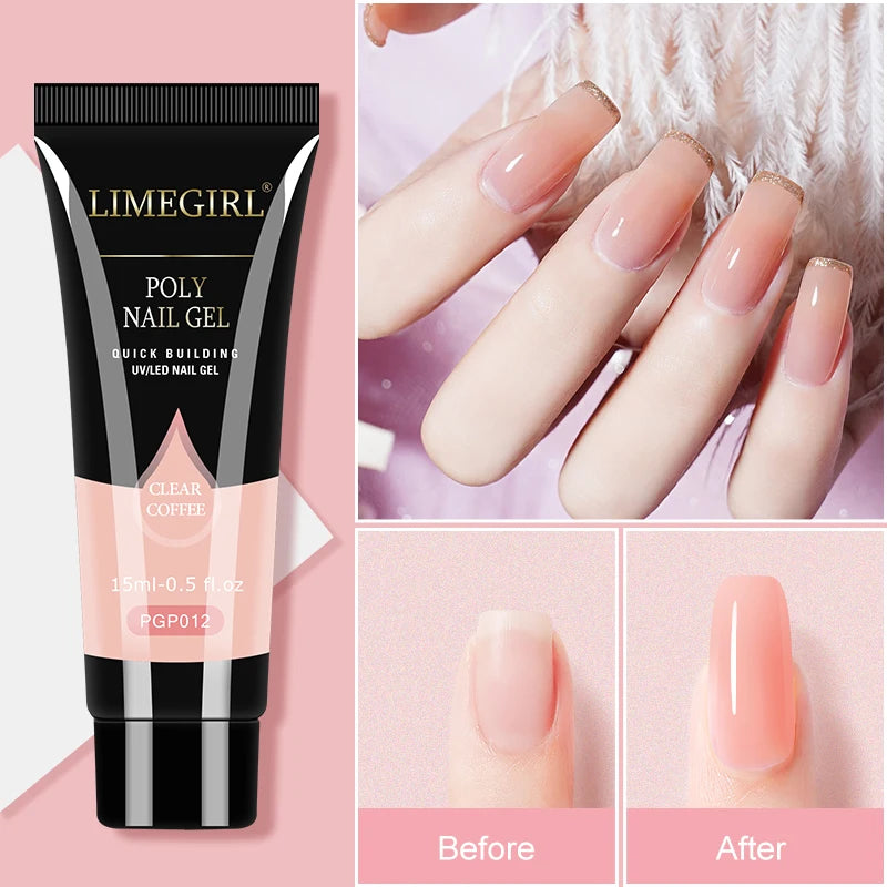 Poly Nail Gel Set -  Glowcella