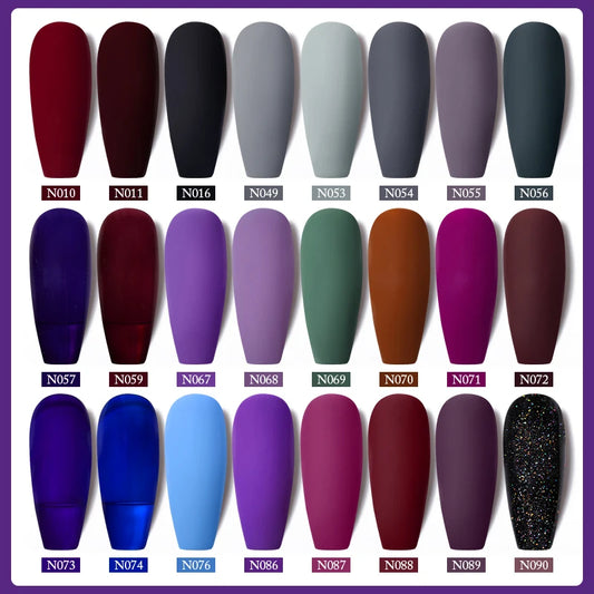 Matte Gel Nail Polish -  Glowcella