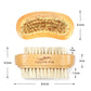 Double-Sided Natural Bristles Scrubbing Brush -  Glowcella