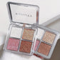 4 Colors Facial Highlighter Palette -  Glowcella