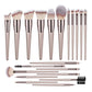 Champagne Makeup Brushes Set -  Glowcella