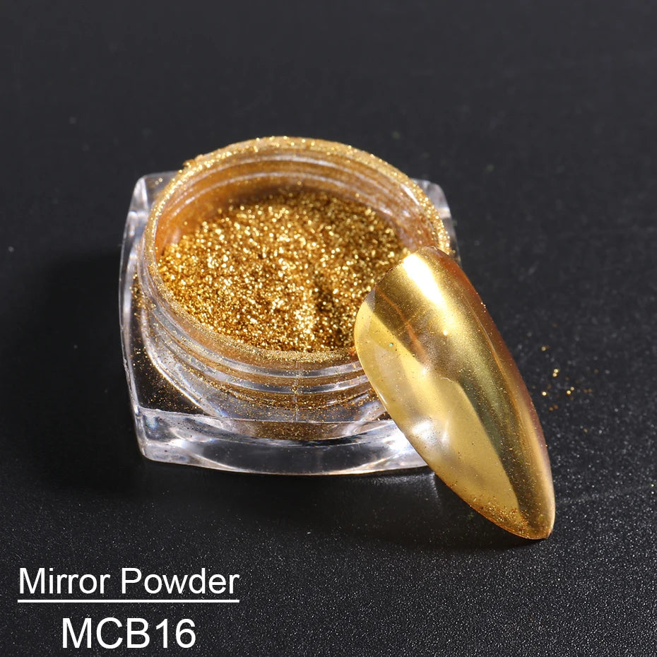 Moonlight Silver Cat Eye Nail Powder -  Glowcella