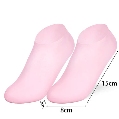 Silicone Moisturizing Foot Socks -  Glowcella