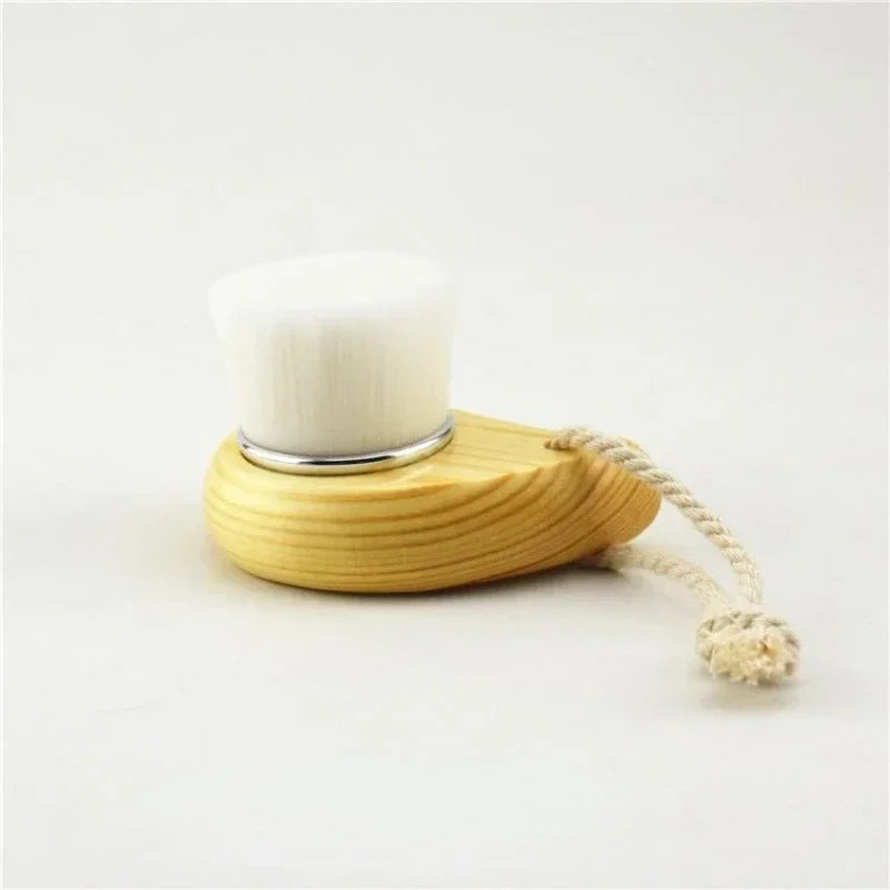 Wooden Face Cleaning Brush -  Glowcella