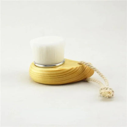 Wooden Face Cleaning Brush -  Glowcella