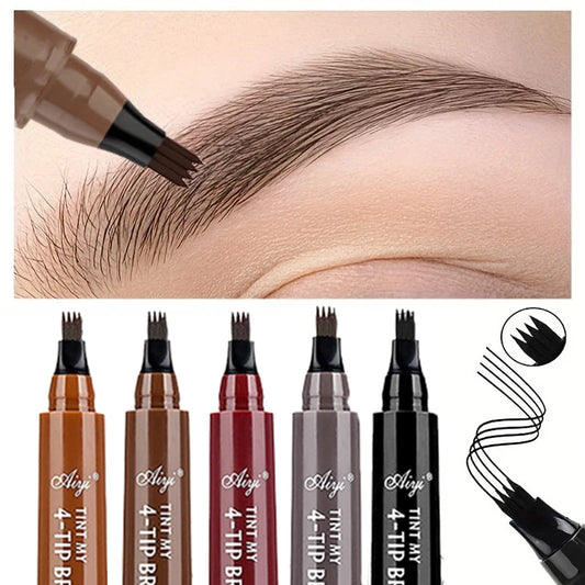 5 Colors Eyebrow Pen Waterproof -  Glowcella