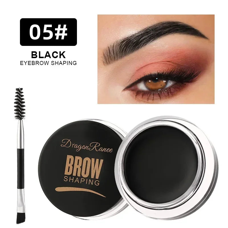 Eyebrow Dye Gel Makeup With Brush -  Glowcella
