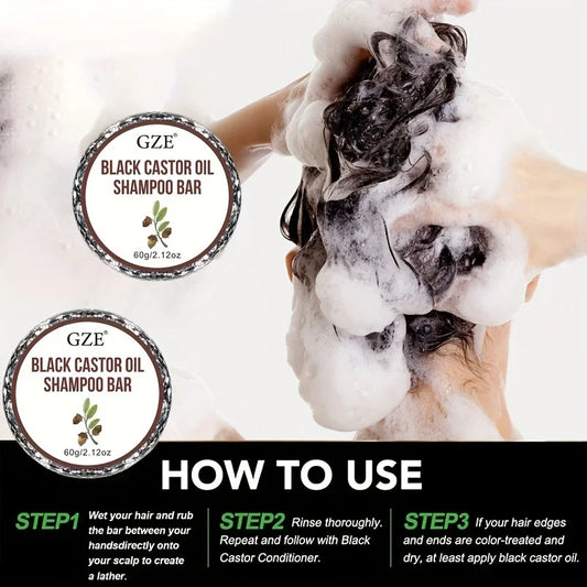 Jamaica Black Castor Oil Shampoo Bar -  Glowcella