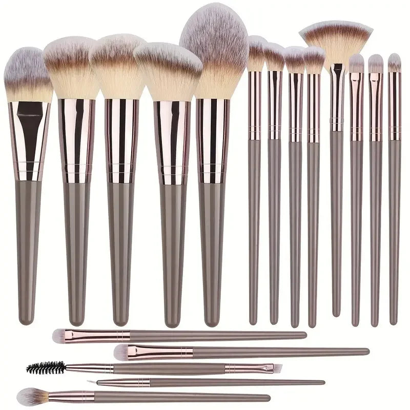 Complete Professional Make Up Brush Set -  Glowcella