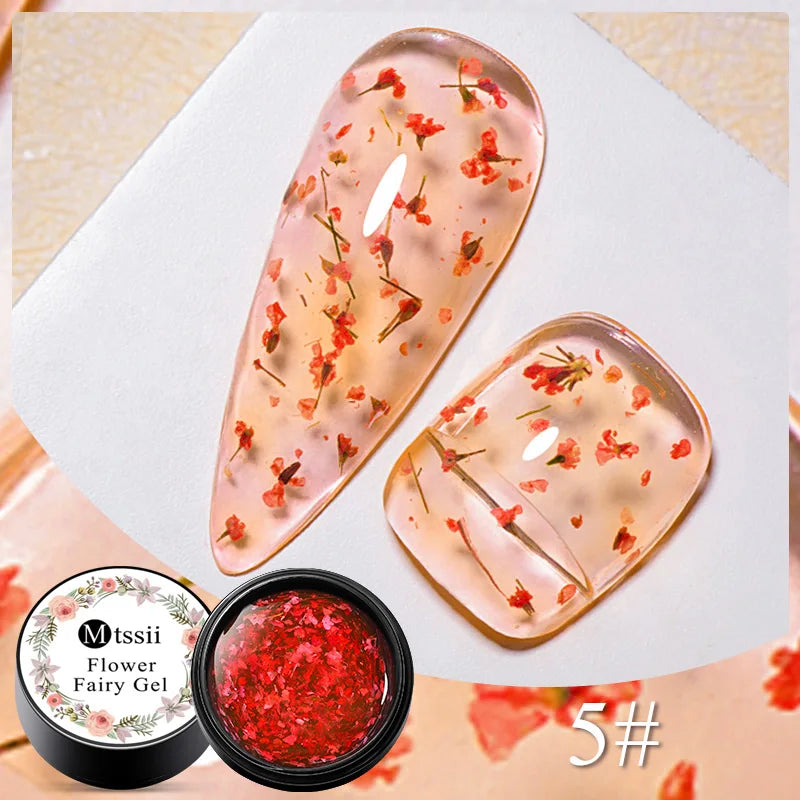 Dried Flower Gel Nail Polish -  Glowcella