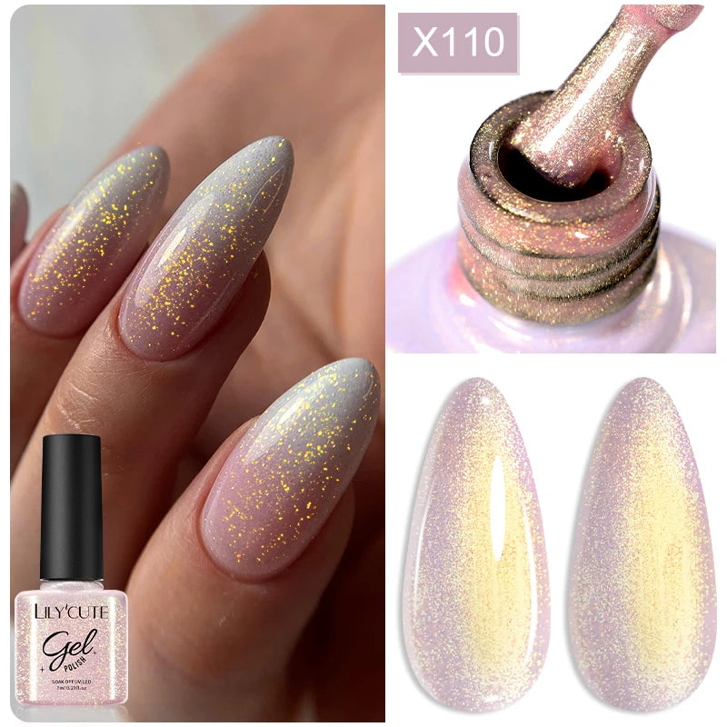 Glitter Gel Liner Nail Polish -  Glowcella