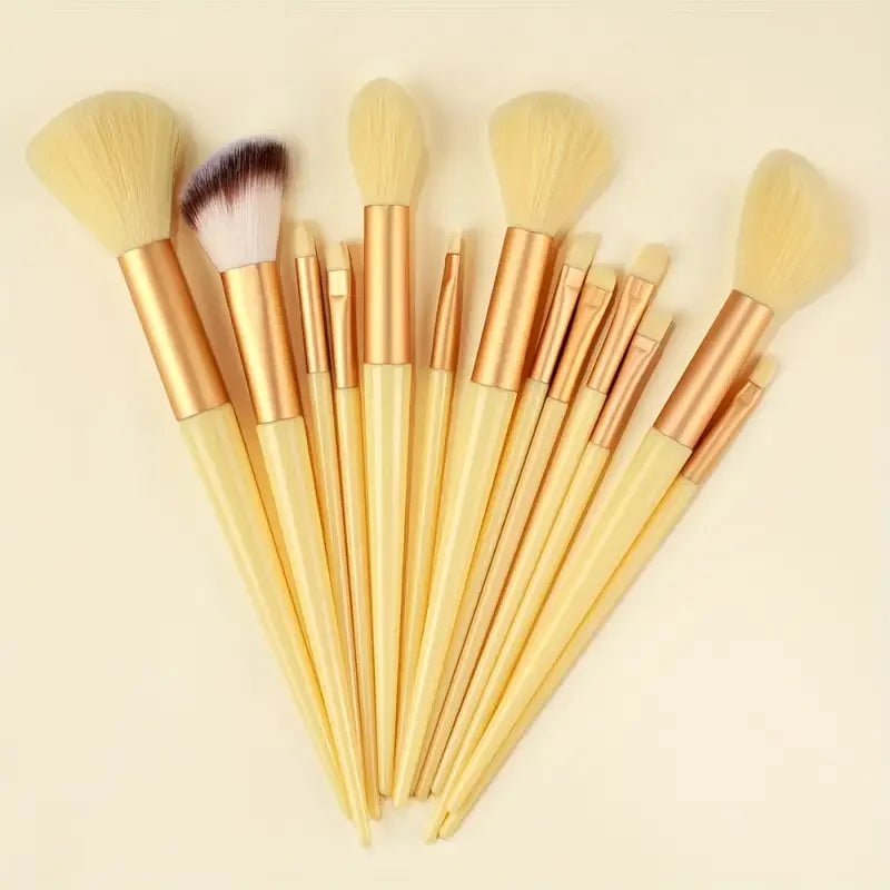 NEW 13PCS Makeup Brush Set Soft Fluffy Eye Shadow Foundation Blush Highlighter Concealer Brush Female Beauty Tool Christmas gift -  Glowcella