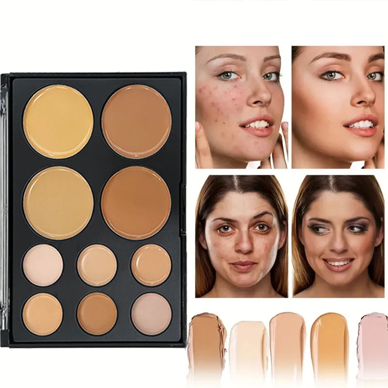10 Color Concealer Palette -  Glowcella
