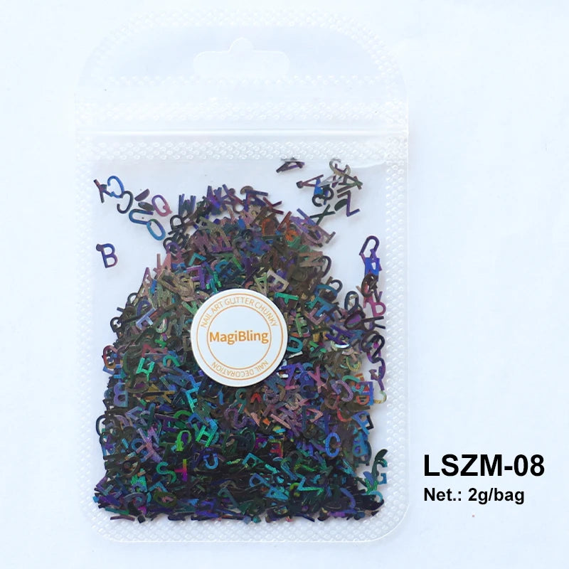 Holographic Nail Sequins Paillette -  Glowcella