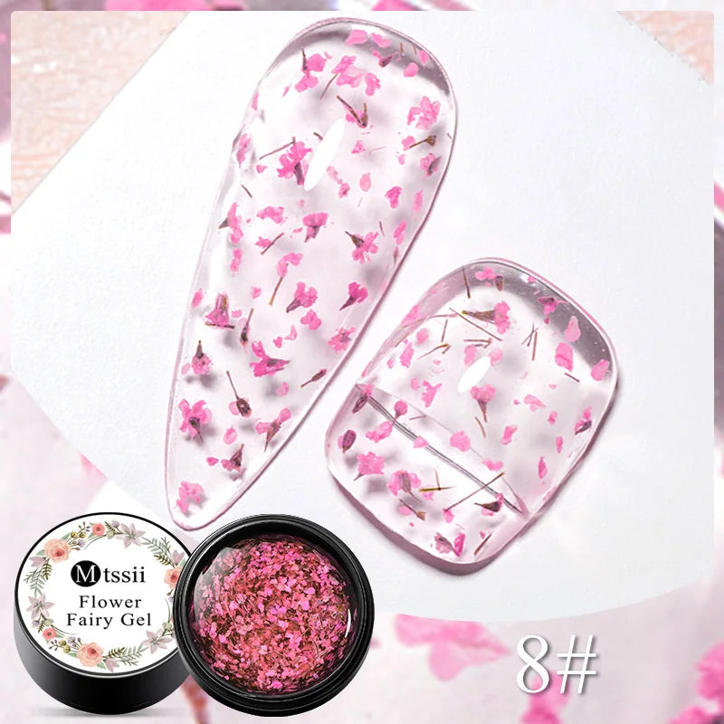 Dried Flower Gel Nail Polish -  Glowcella