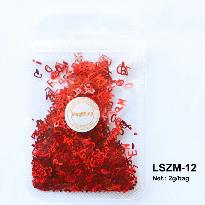 Holographic Nail Sequins Paillette -  Glowcella