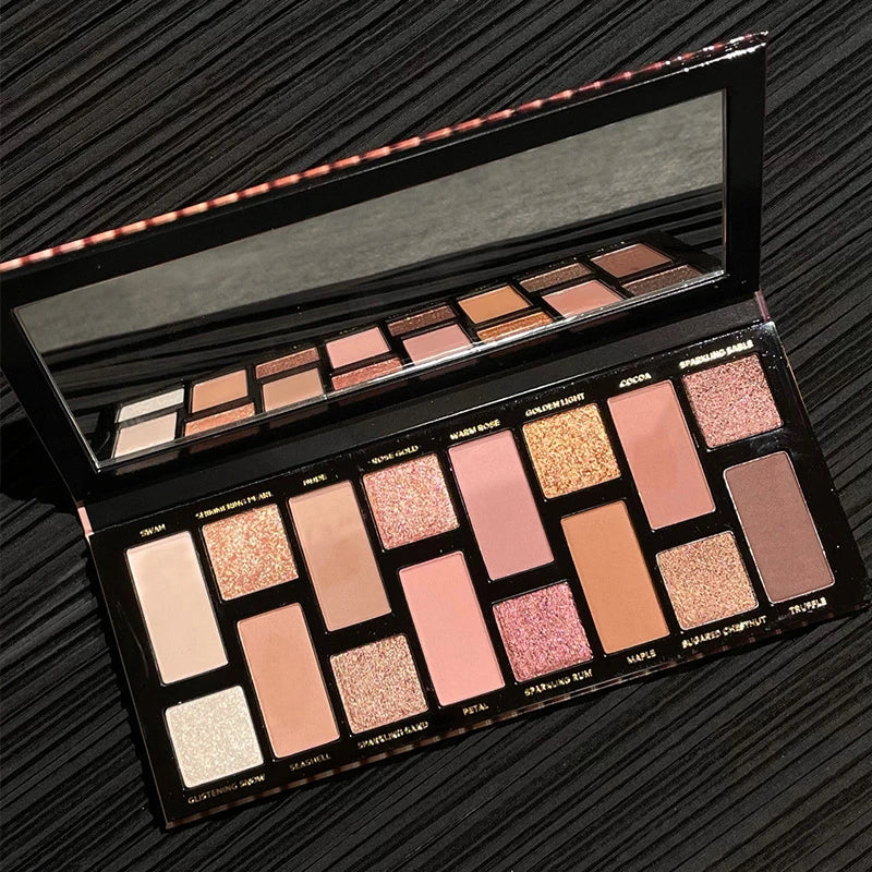 16 Colors Matte Eyeshadow Palette -  Glowcella