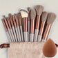 NEW 13PCS Makeup Brush Set Soft Fluffy Eye Shadow Foundation Blush Highlighter Concealer Brush Female Beauty Tool Christmas gift -  Glowcella