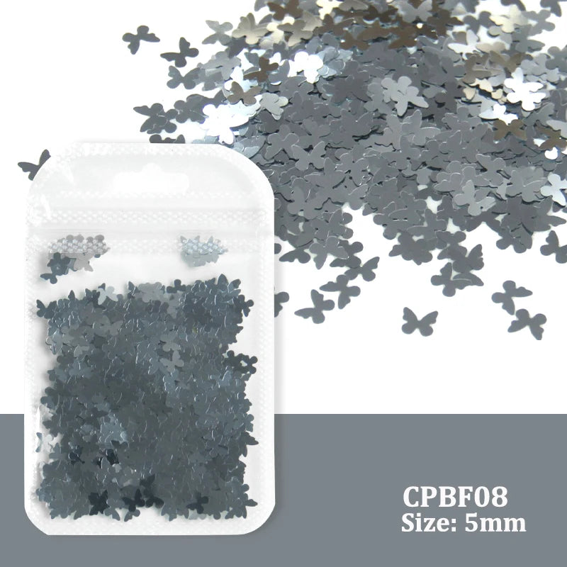 Holographic Nail Sequins Paillette -  Glowcella