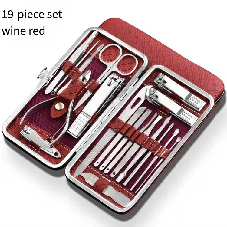 Professional Stainless Steel Pedicure Set -  Glowcella