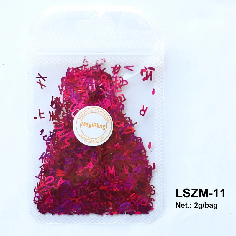 Holographic Nail Sequins Paillette -  Glowcella