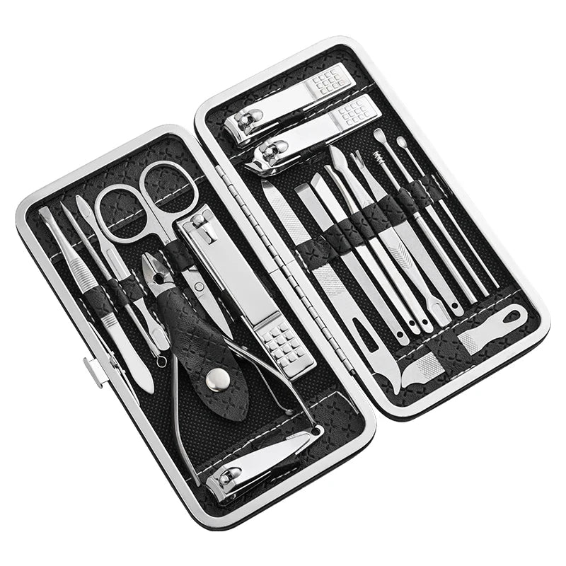 Professional Stainless Steel Pedicure Set -  Glowcella