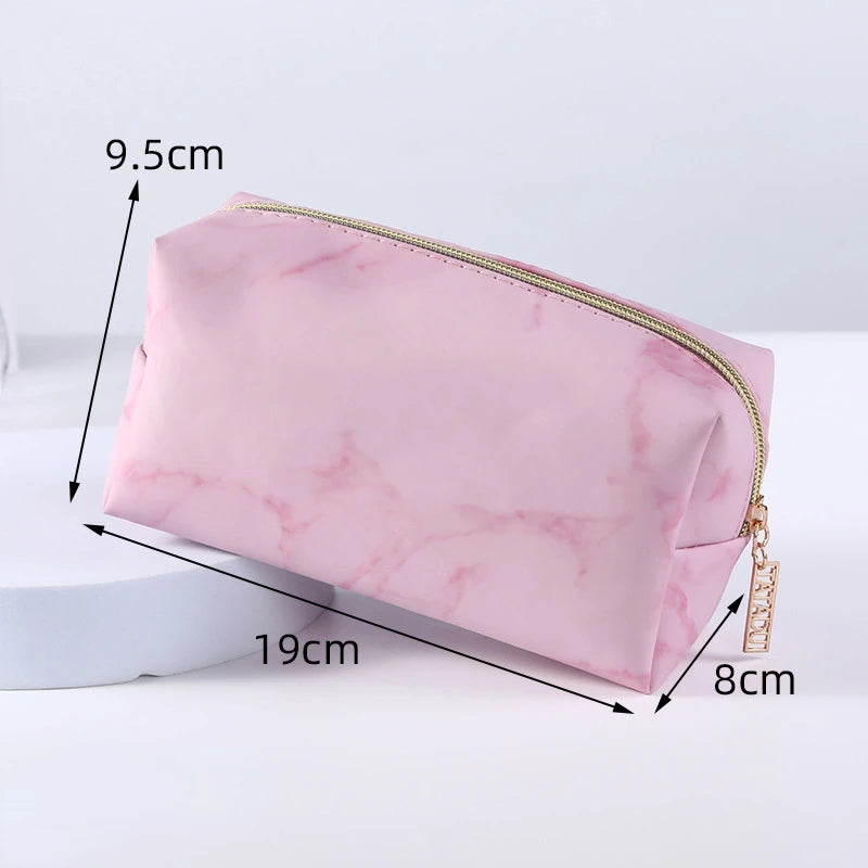 Marble Cosmetic Bag -  Glowcella