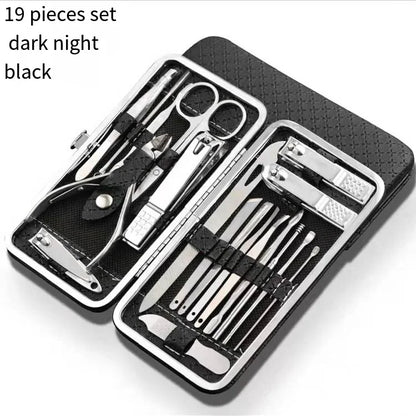Professional Stainless Steel Pedicure Set -  Glowcella