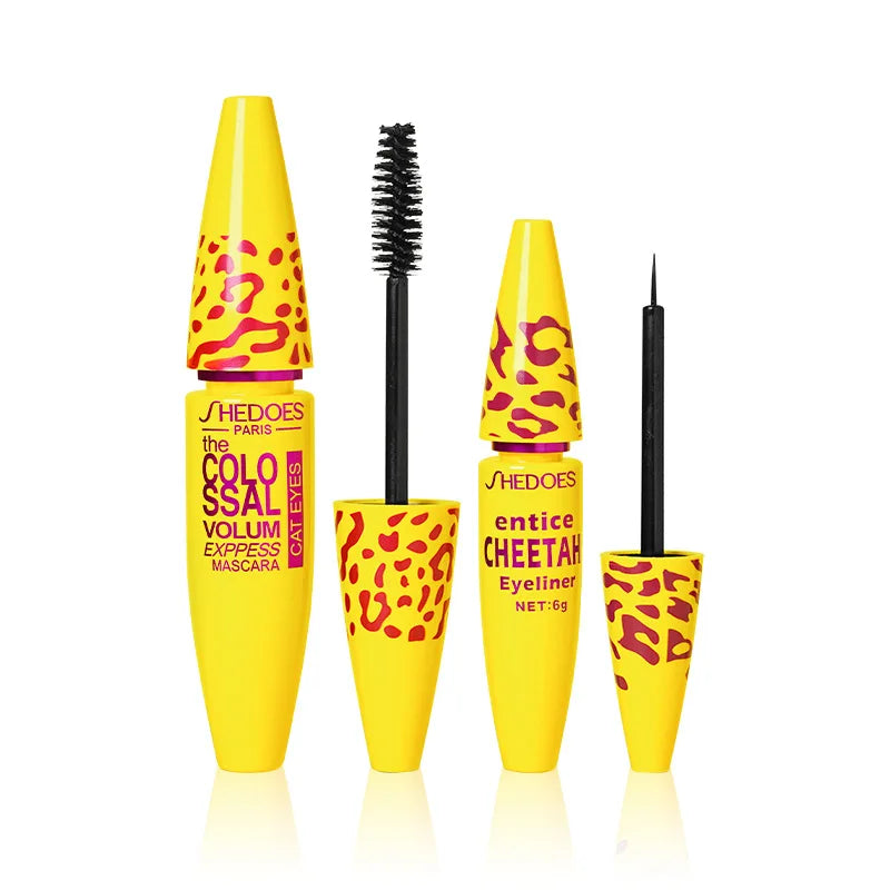Ultra-Fine 4D Silk Fiber Waterproof Curling Mascara -  Glowcella