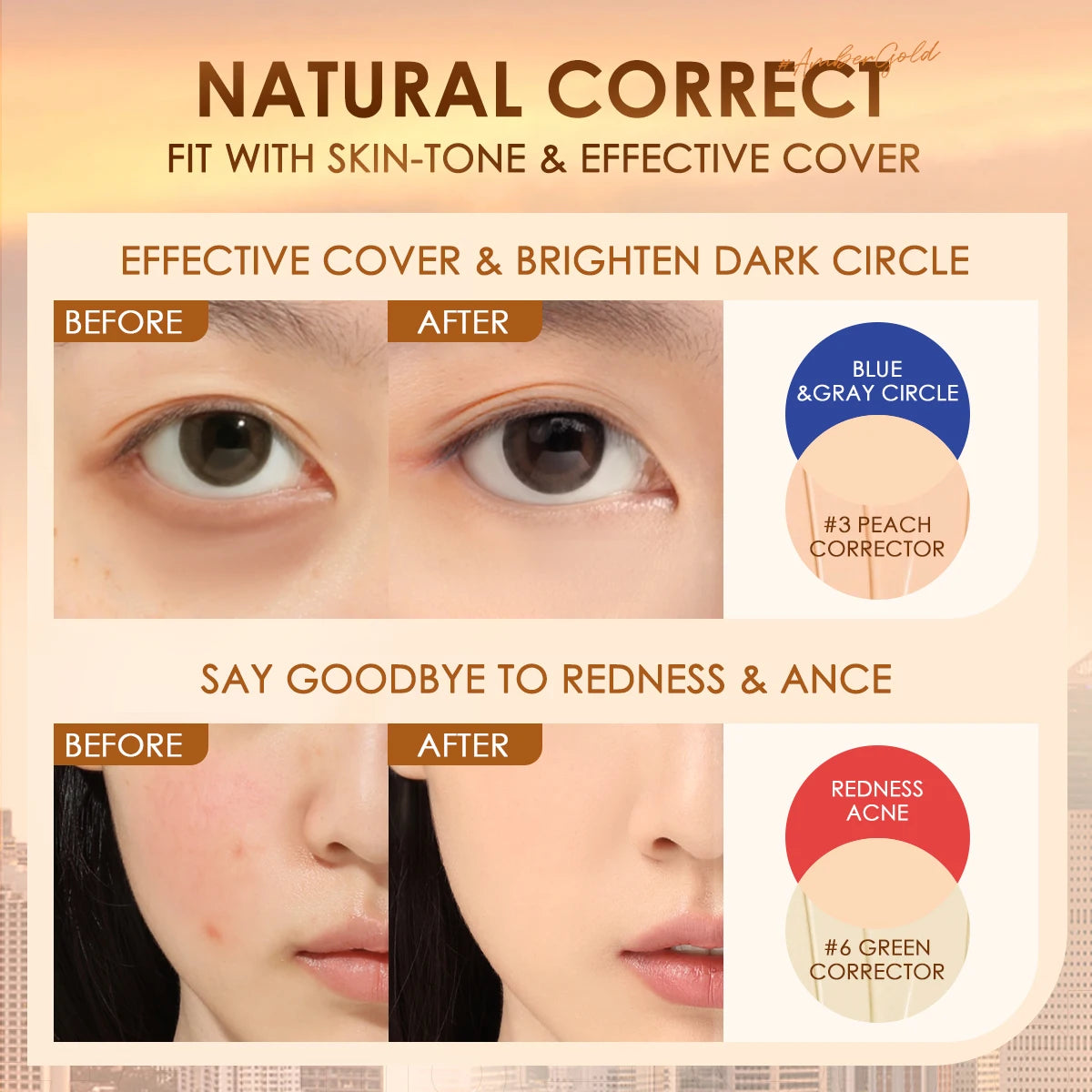 Pro Concealer for Dark Circles -  Glowcella