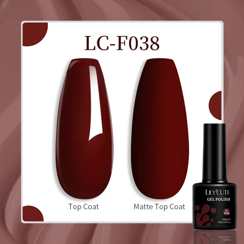 Red Series Nail Gel Polish -  Glowcella