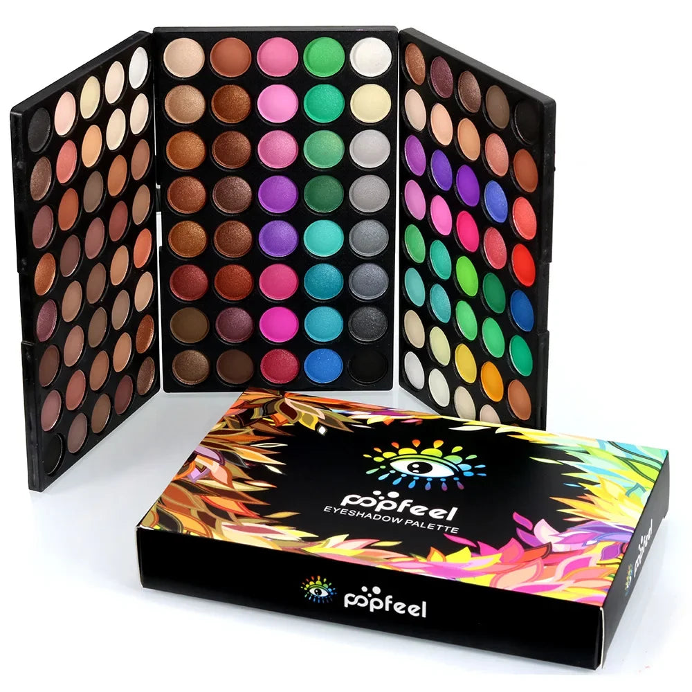 120 Colors Rainbow Eyeshadow Palette -  Glowcella
