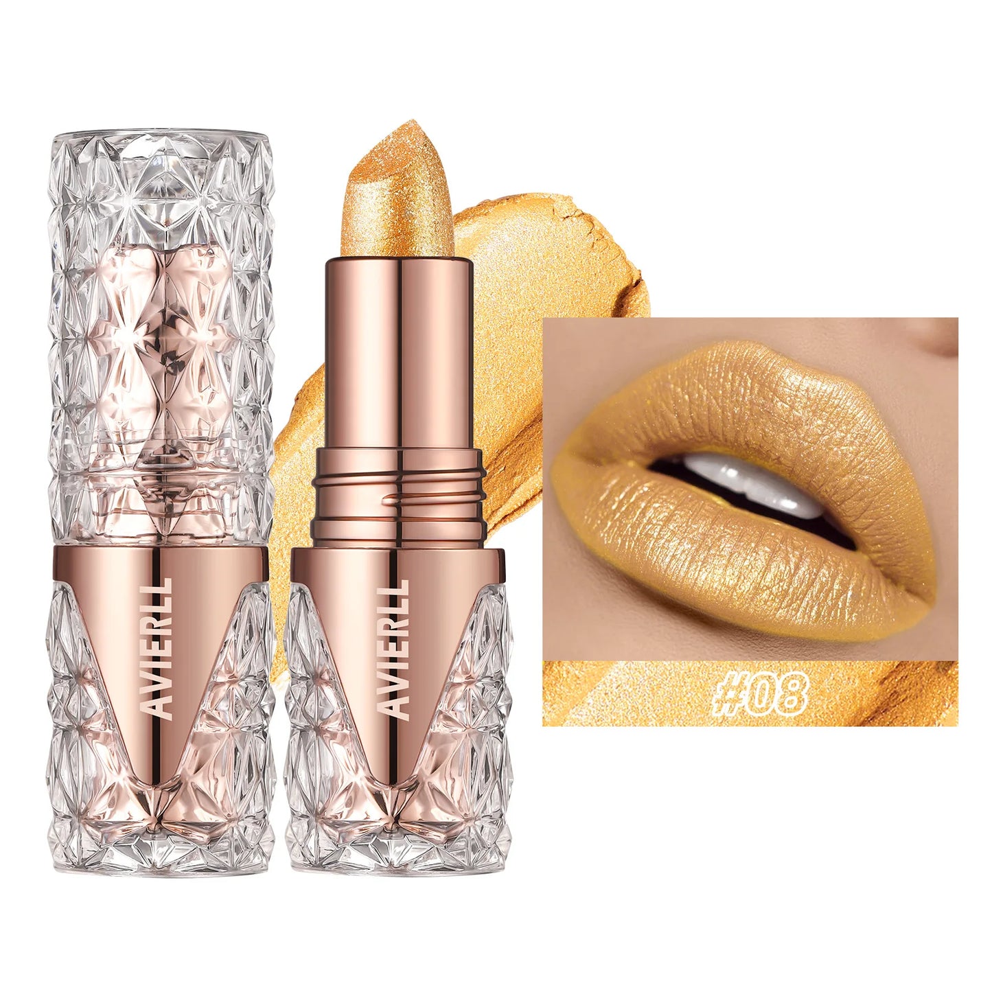 Metallic Finish Lipstick -  Glowcella