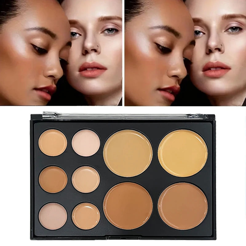 10 Color Concealer Palette -  Glowcella