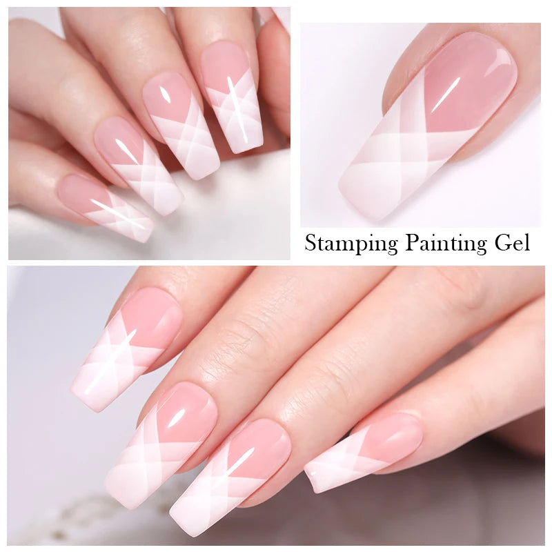 Nail Stamping Gel Polish -  Glowcella