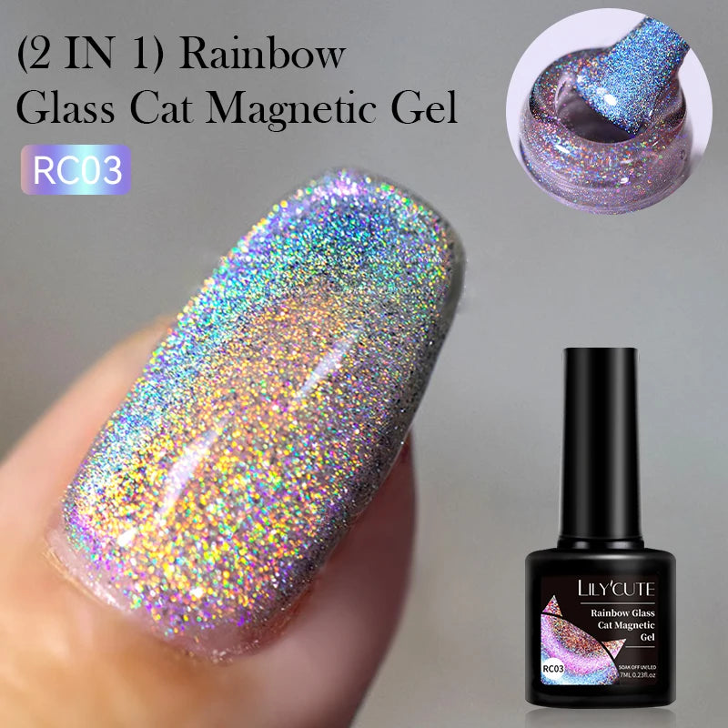 Glitter Gel Liner Nail Polish -  Glowcella
