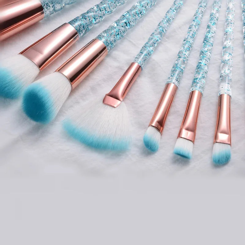 10 Pcs Unicorn Make Up Brush -  Glowcella
