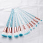 10 Pcs Unicorn Make Up Brush -  Glowcella