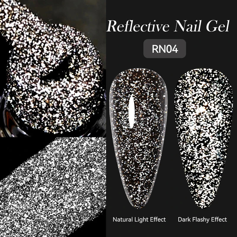 Glitter Gel Liner Nail Polish -  Glowcella