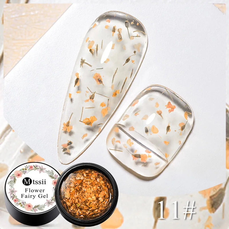 Dried Flower Gel Nail Polish -  Glowcella