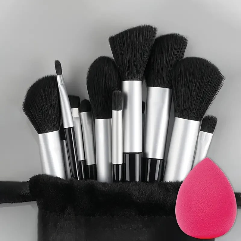 NEW 13PCS Makeup Brush Set Soft Fluffy Eye Shadow Foundation Blush Highlighter Concealer Brush Female Beauty Tool Christmas gift -  Glowcella