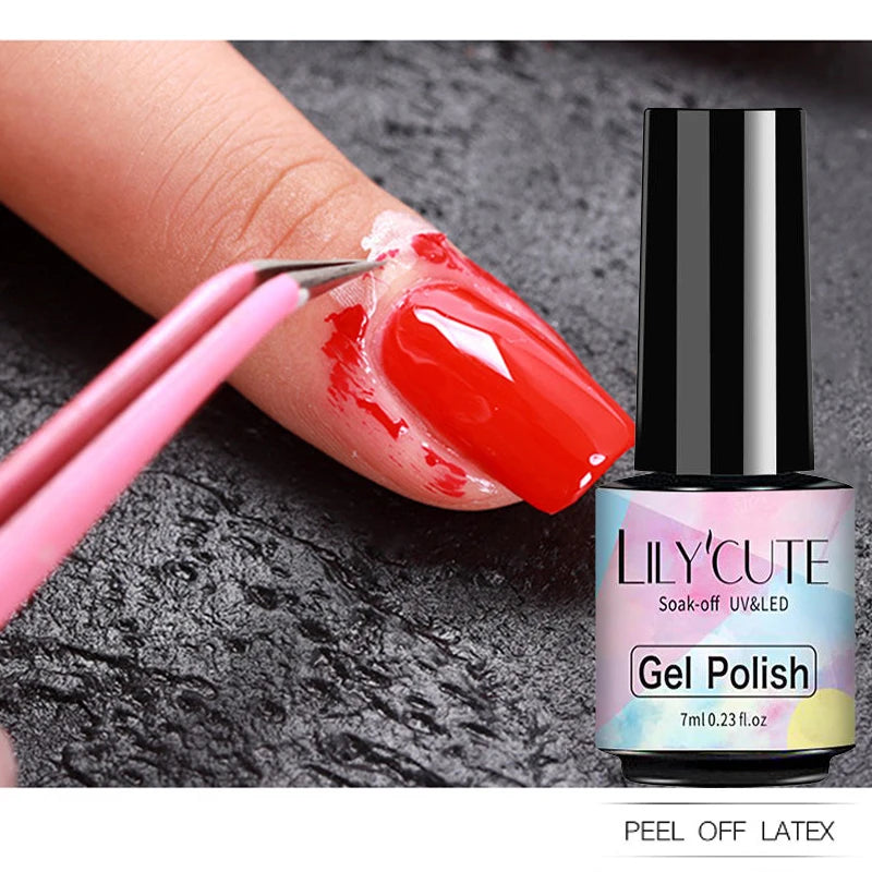 Peel Off Latex Liquid Tape Protect Nail Polish -  Glowcella