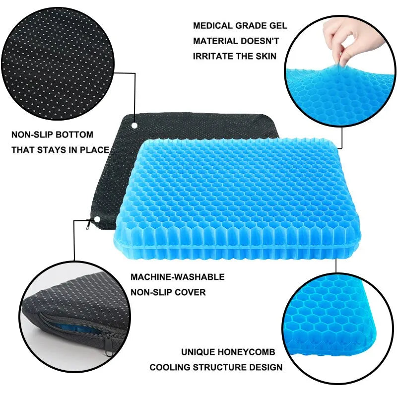 Premium Seat Cushion for Back Pain -  Glowcella