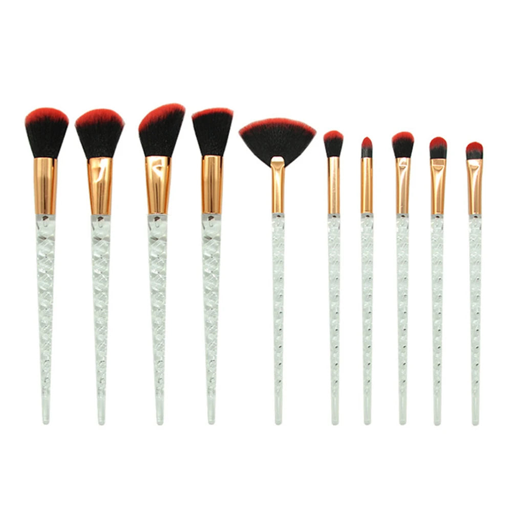 10 Pcs Unicorn Make Up Brush -  Glowcella