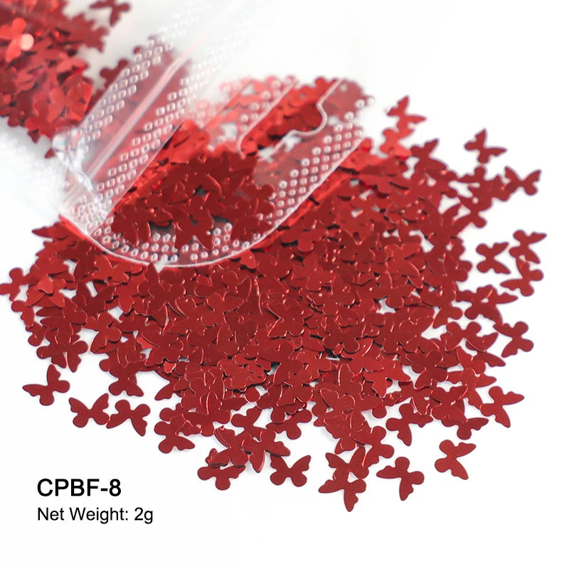 Holographic Nail Sequins Paillette -  Glowcella