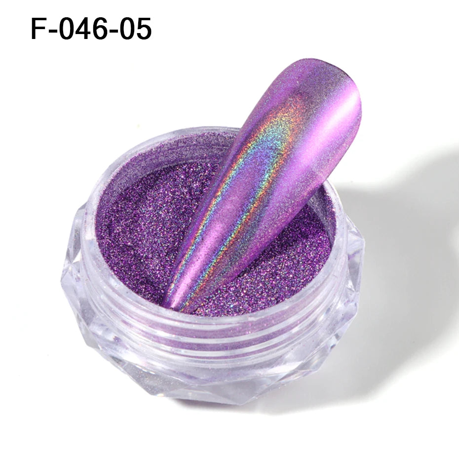 Moonlight Silver Cat Eye Nail Powder -  Glowcella