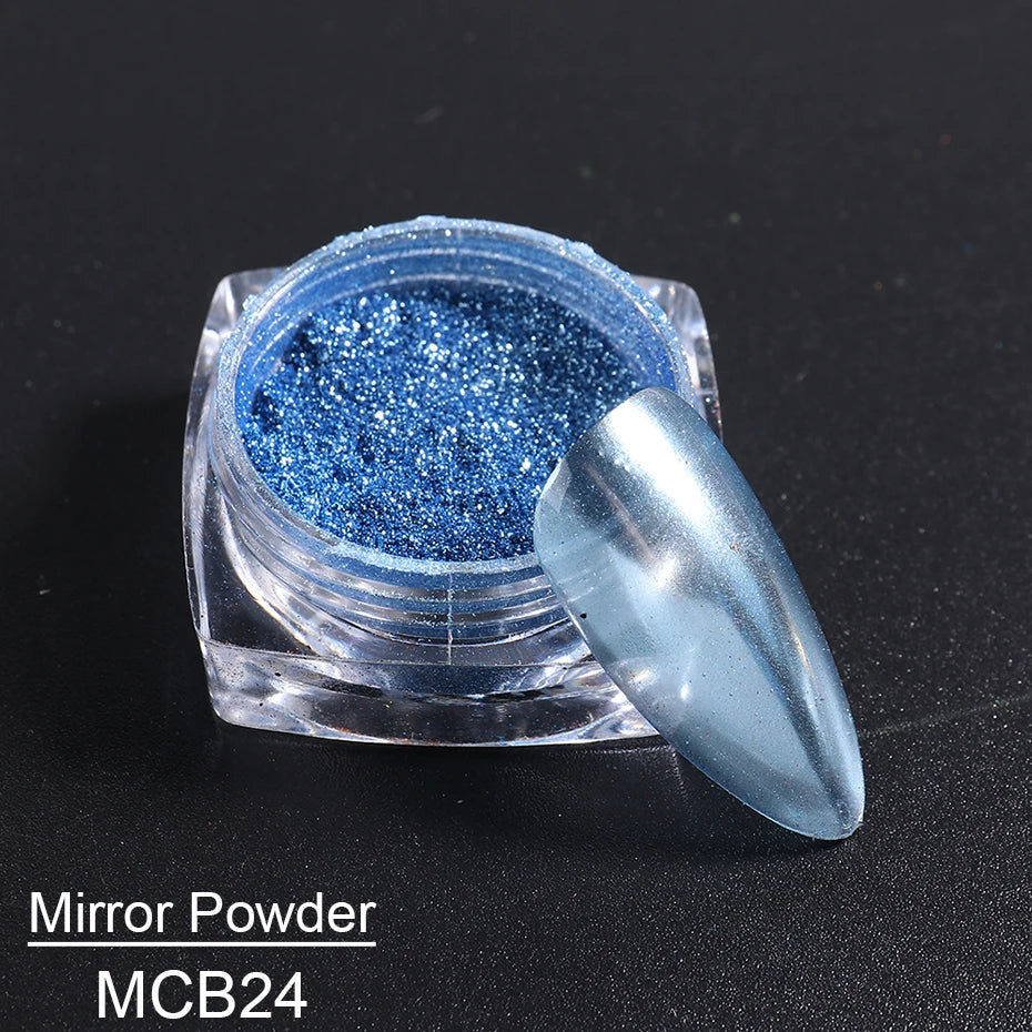 Moonlight Silver Cat Eye Nail Powder -  Glowcella