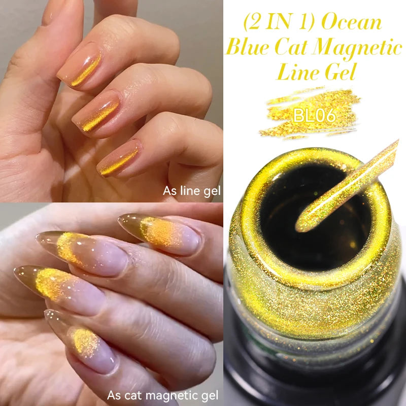 Glitter Gel Liner Nail Polish -  Glowcella