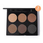 Coffee Colour Contour Palette -  Glowcella