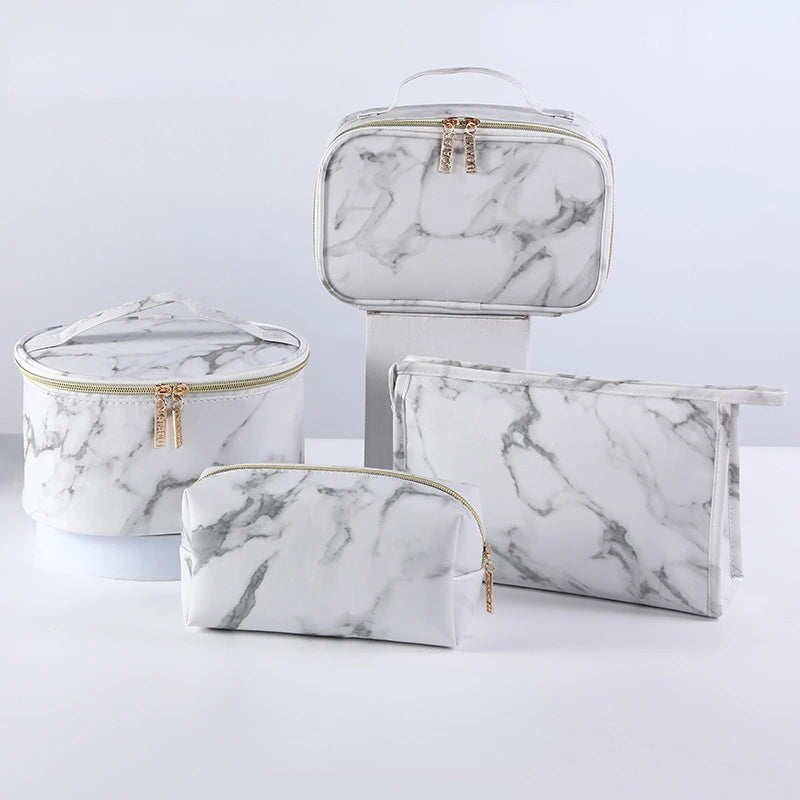 Marble Cosmetic Bag -  Glowcella